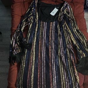 Kristiana Multicolor Sequin Dress